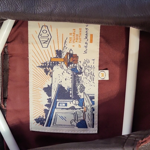 Nudie Jeans 100% leather blazer jacket - Picture 6 of 7